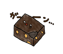 Japanese confection sticker #4837565