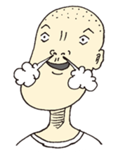 A buzz-cut boy sticker #4837788