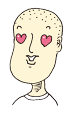 A buzz-cut boy sticker #4837797