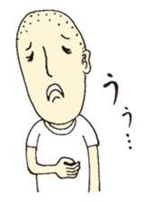 A buzz-cut boy sticker #4837801