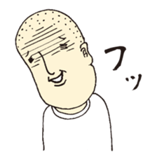 A buzz-cut boy sticker #4837803