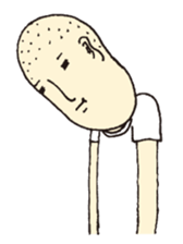 A buzz-cut boy sticker #4837817