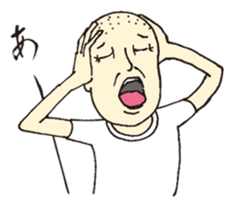 A buzz-cut boy sticker #4837818