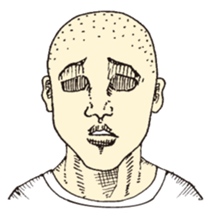 A buzz-cut boy sticker #4837823