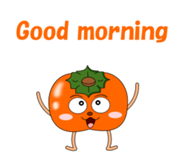 Conversation with persimmon English sticker #4838065