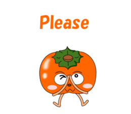 Conversation with persimmon English sticker #4838068