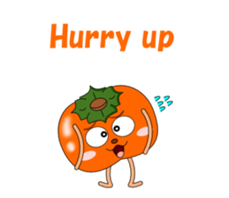 Conversation with persimmon English sticker #4838069