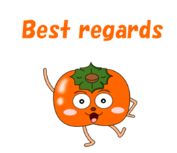 Conversation with persimmon English sticker #4838080