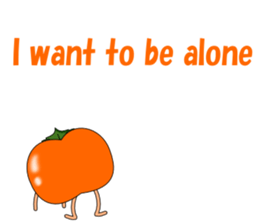 Conversation with persimmon English sticker #4838086