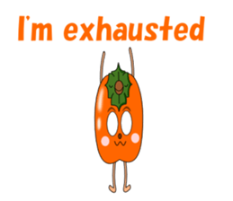 Conversation with persimmon English sticker #4838088