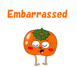 Conversation with persimmon English sticker #4838091