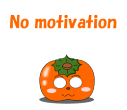 Conversation with persimmon English sticker #4838097