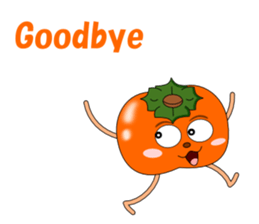 Conversation with persimmon English sticker #4838103