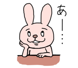 bocce rabbit sticker #4838144