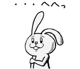 bocce rabbit sticker #4838147