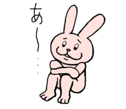 bocce rabbit sticker #4838151