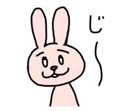 bocce rabbit sticker #4838156