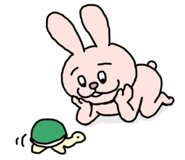 bocce rabbit sticker #4838163