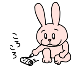 bocce rabbit sticker #4838164