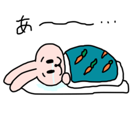 bocce rabbit sticker #4838166