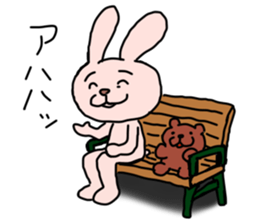 bocce rabbit sticker #4838181