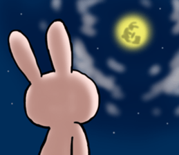 bocce rabbit sticker #4838183