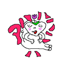 BASHFUL HEART MAN sticker #4838310
