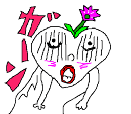 BASHFUL HEART MAN sticker #4838341