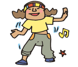 Just nice to fitness! sticker #4839026