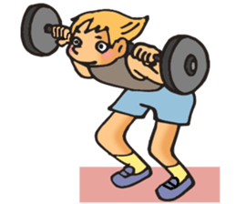 Just nice to fitness! sticker #4839030