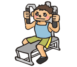 Just nice to fitness! sticker #4839032