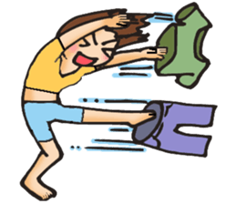 Just nice to fitness! sticker #4839041