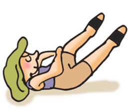 Just nice to fitness! sticker #4839042