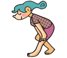 Just nice to fitness! sticker #4839045