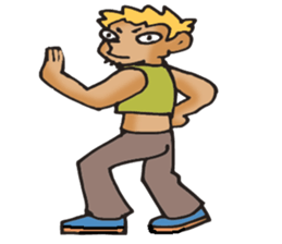 Just nice to fitness! sticker #4839058