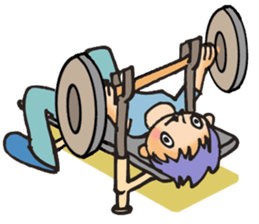 Just nice to fitness! sticker #4839060