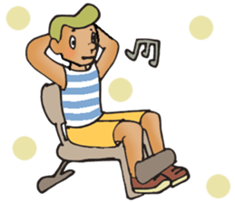 Just nice to fitness! sticker #4839061