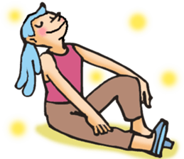 Just nice to fitness! sticker #4839062