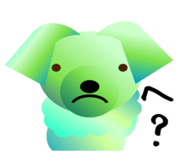 Light color's "Yorkie"in Japan sticker #4839875