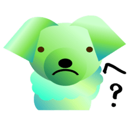 Light color's "Yorkie"in Japan sticker #4839875