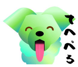 Light color's "Yorkie"in Japan sticker #4839895