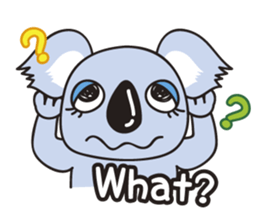 pretty koala sticker #4840985