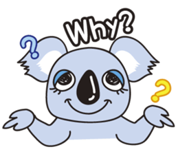 pretty koala sticker #4840986