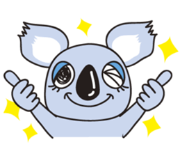 pretty koala sticker #4840990