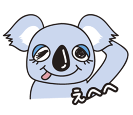 pretty koala sticker #4840992