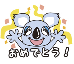 pretty koala sticker #4840999