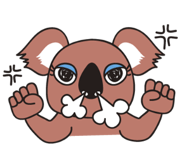 pretty koala sticker #4841002