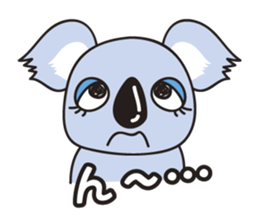 pretty koala sticker #4841007