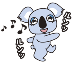 pretty koala sticker #4841011