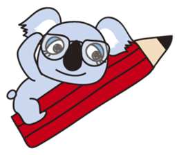 pretty koala sticker #4841016